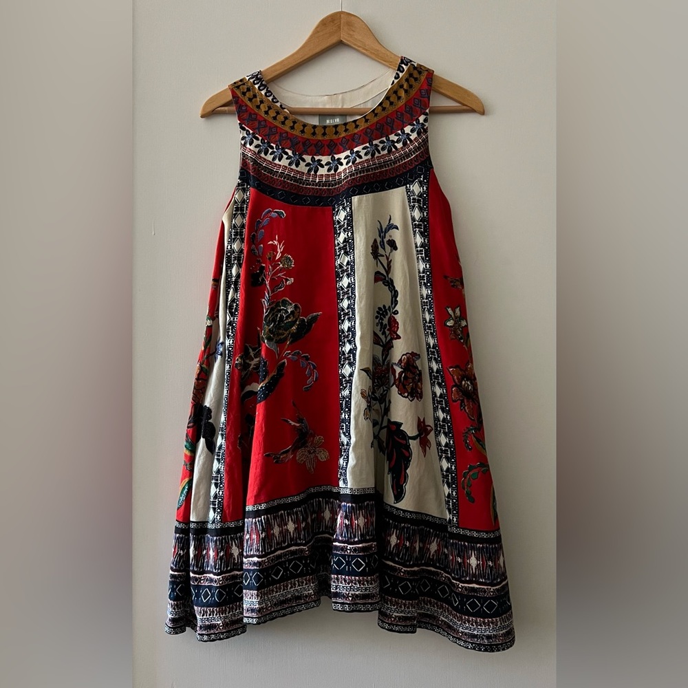 💙 2 for$20 - Anthropologie Maeve Cirque Swing Dress Petite